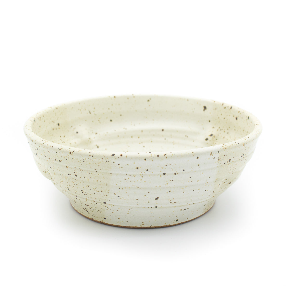 White and Cream Speckled Bowl