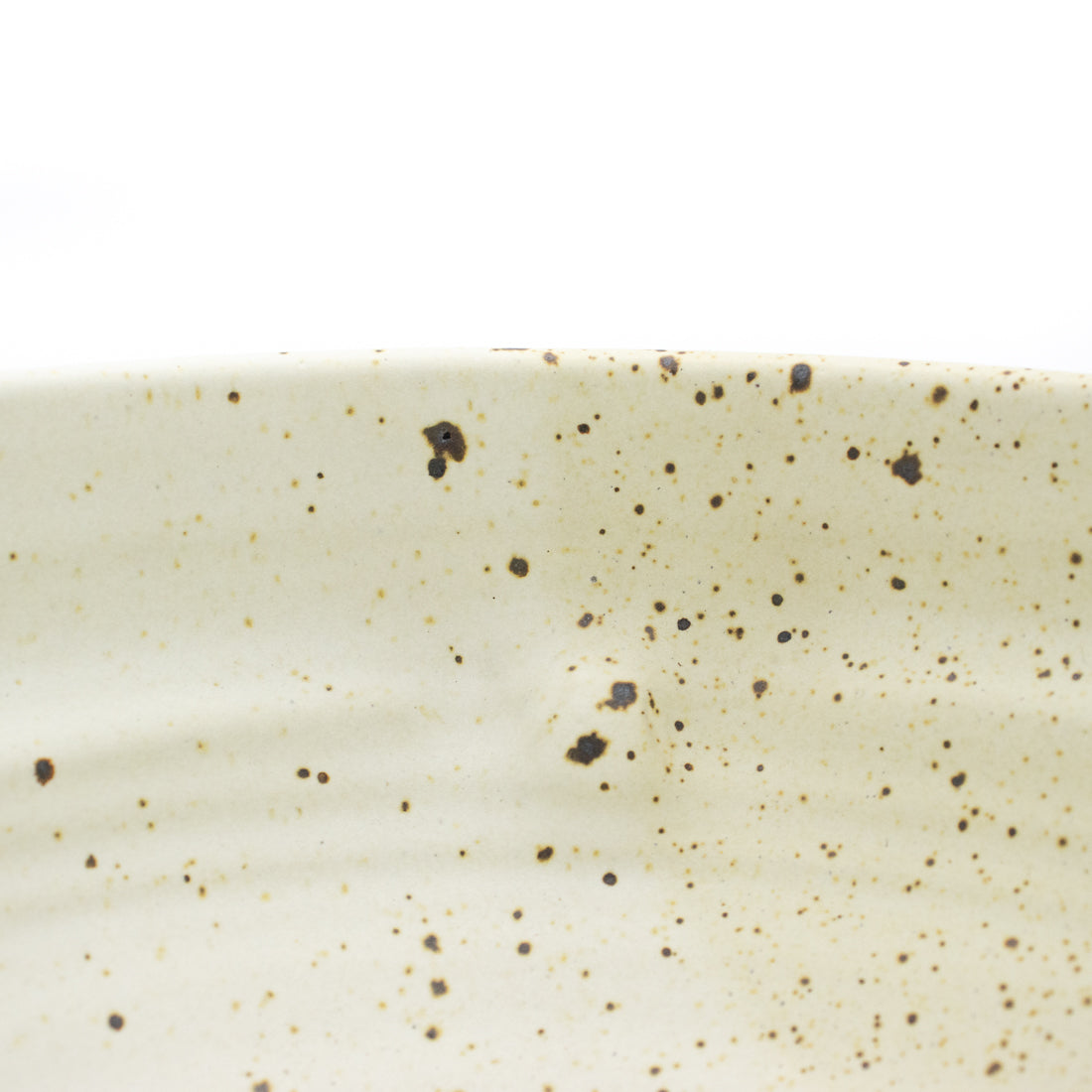 White and Cream Speckled Bowl