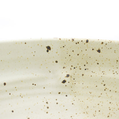 White and Cream Speckled Bowl