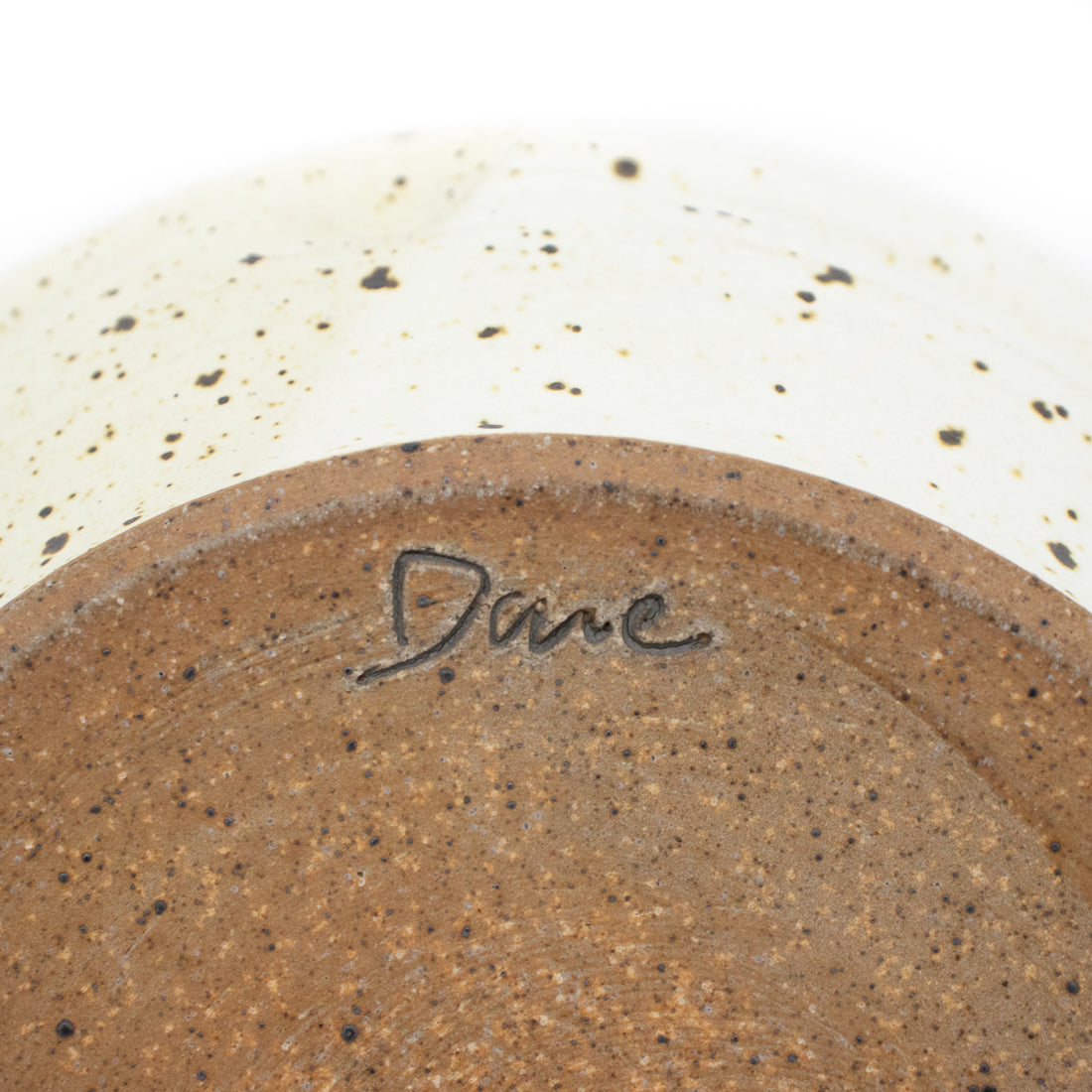 White and Cream Speckled Bowl