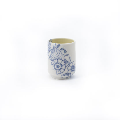 Blue and White Cup