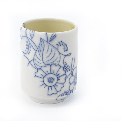 Blue and White Cup