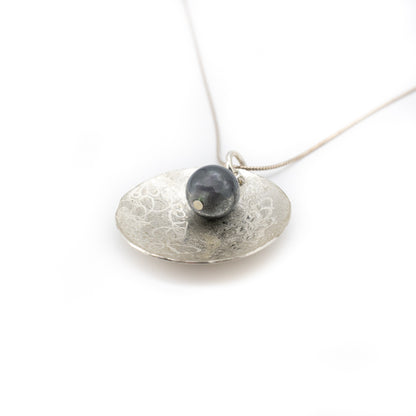 Balance Scribble Disc Necklace