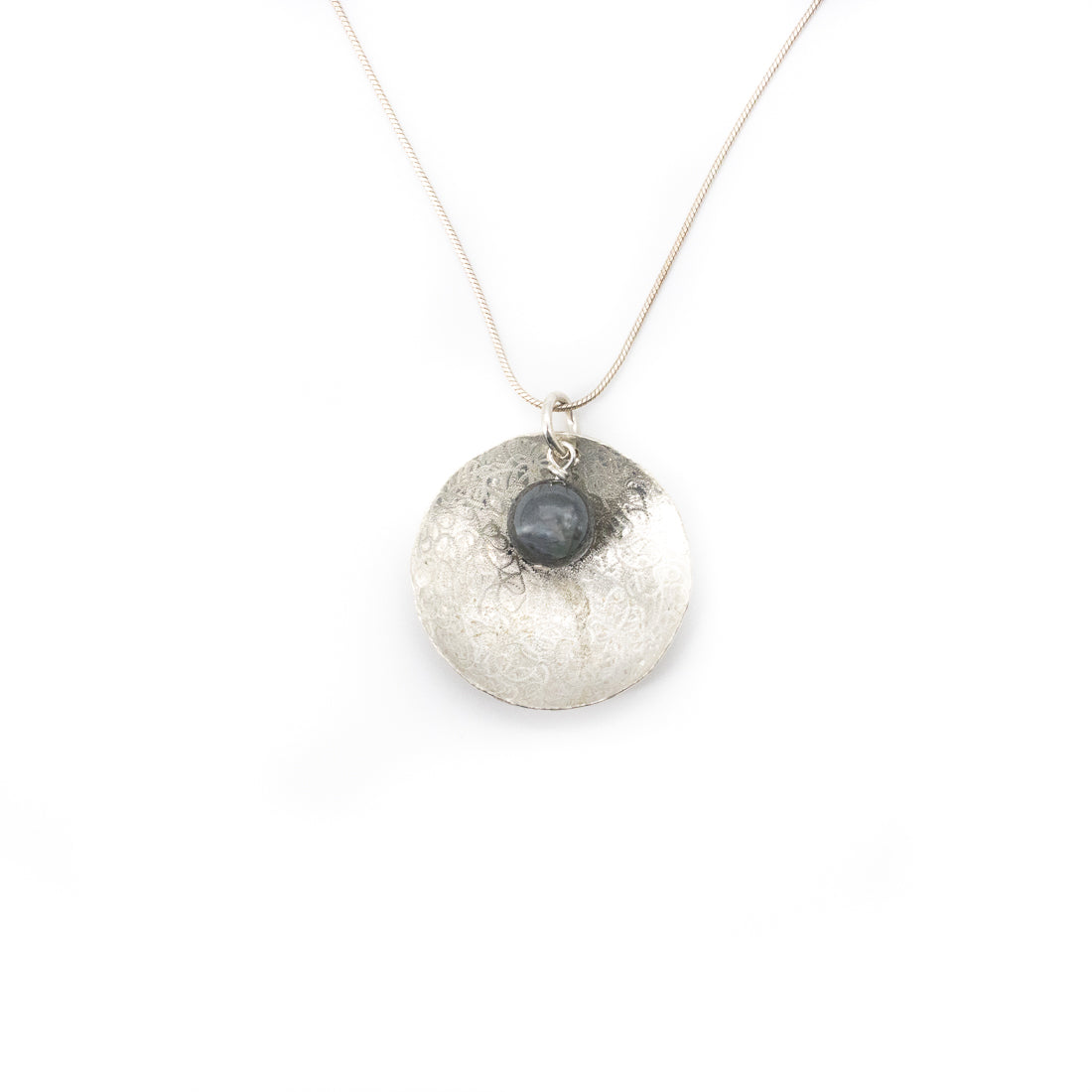 Balance Scribble Disc Necklace
