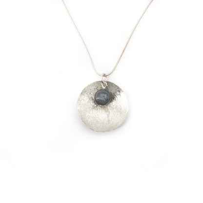 Balance Scribble Disc Necklace