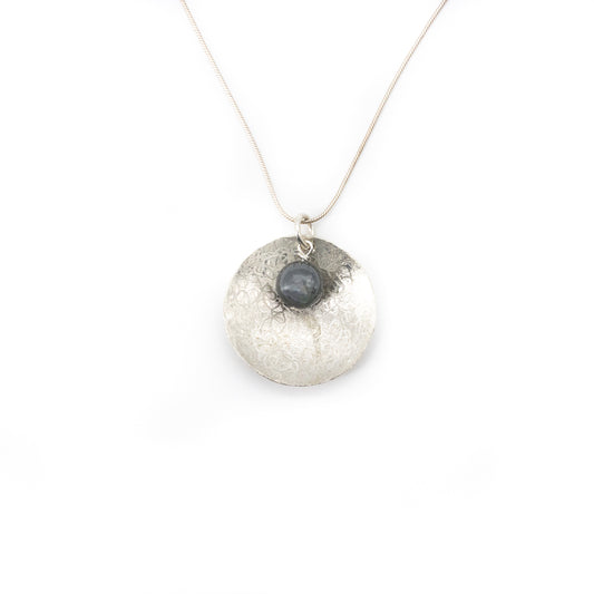 Balance Scribble Disc Necklace