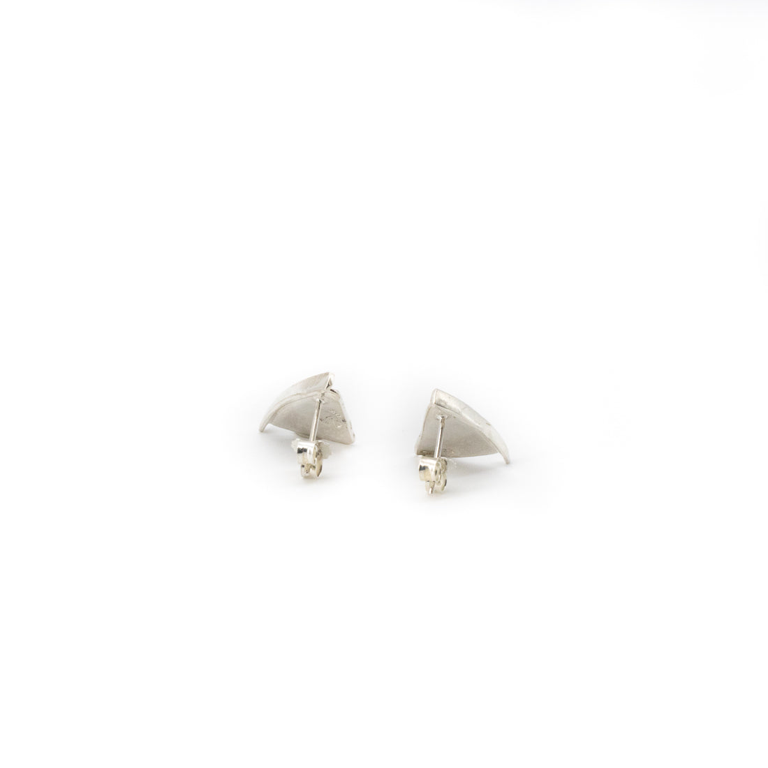 Midnight Fan Silver Studs
