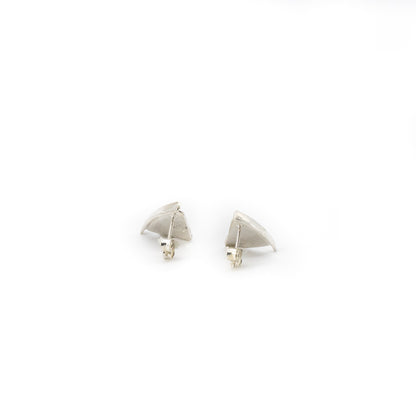 Midnight Fan Silver Studs