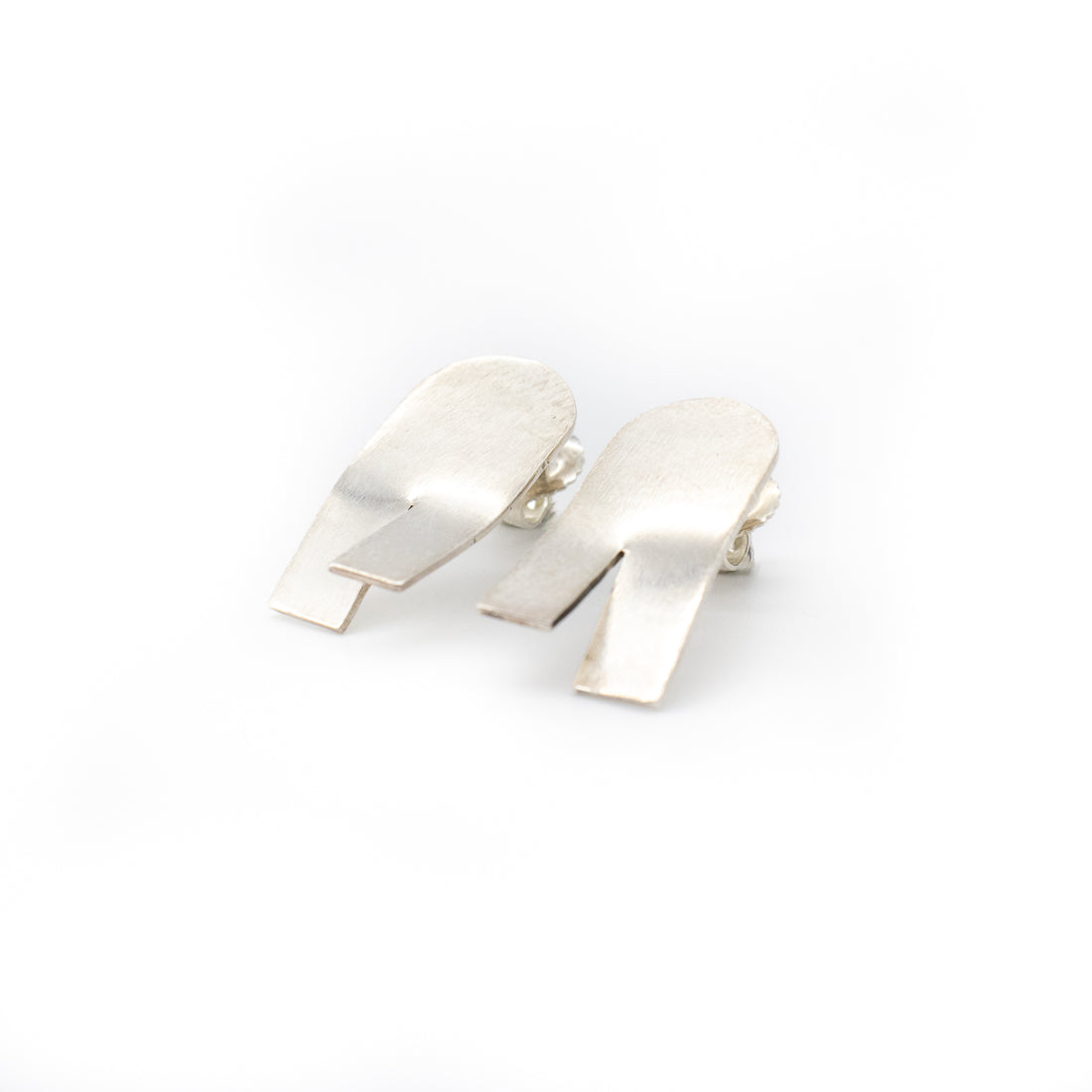 Stride Earrings Silver