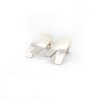 Stride Earrings Silver