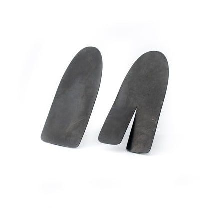 Carbon Asymetrical Earrings