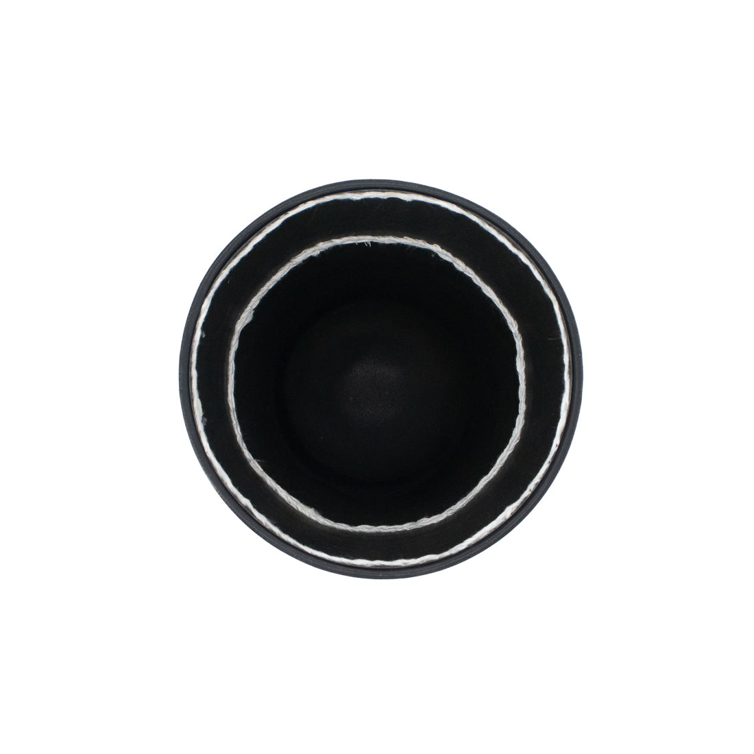 Black and White Embroidered Vessel #8