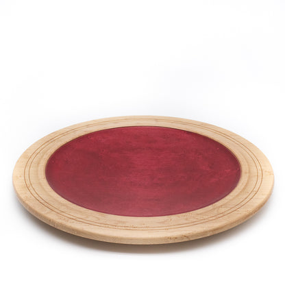 Birdseye Maple Plated Dyed Red #1873