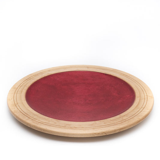 Birdseye Maple Plated Dyed Red #1873