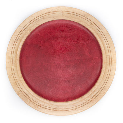 Birdseye Maple Plated Dyed Red #1873