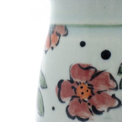 All Over Celadon Floral Mug