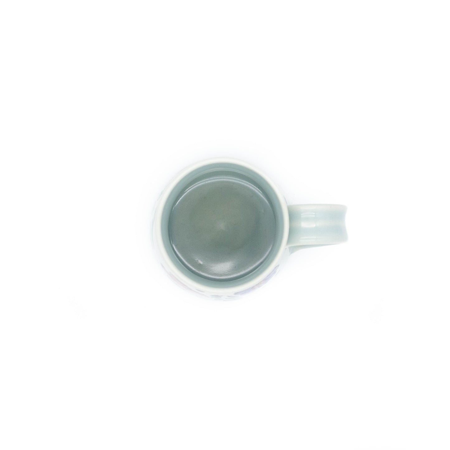 All Over Celadon Floral Mug