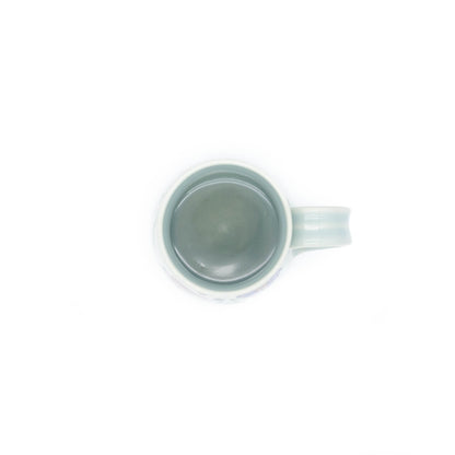 All Over Celadon Floral Mug