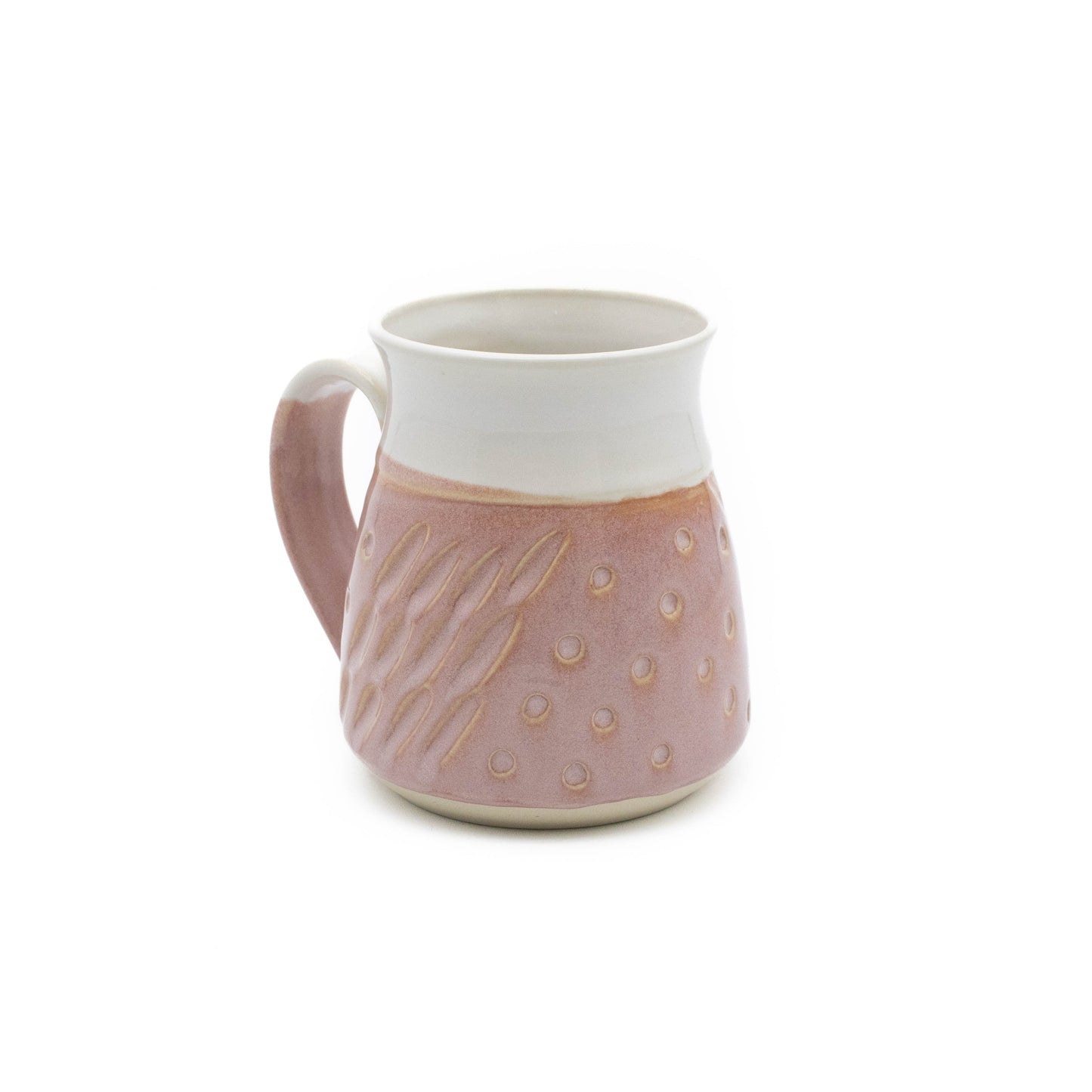 Carved Pink Mug