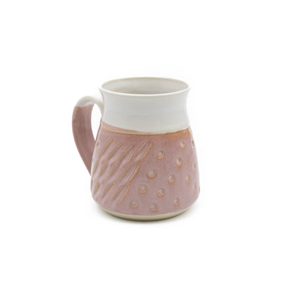 Carved Pink Mug