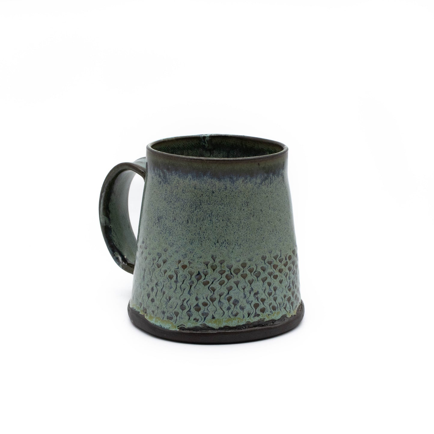 Textured Handbuilt Mugs