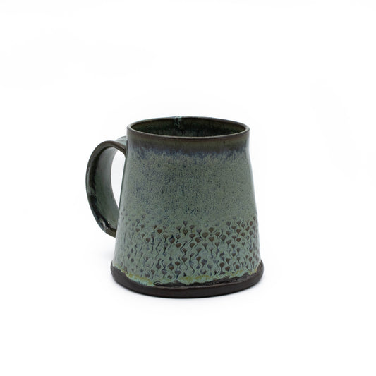 Textured Handbuilt Mugs