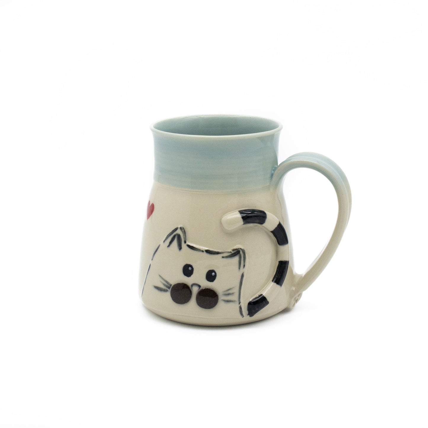 Cat Hand build detailed Mug