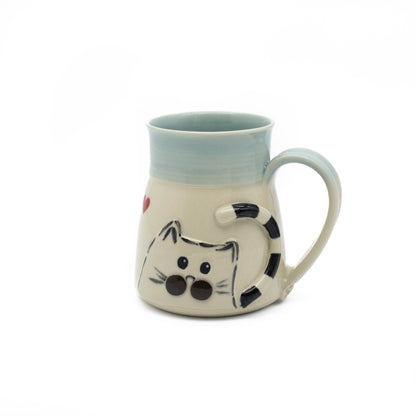Cat Hand build detailed Mug