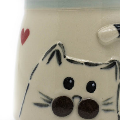 Cat Hand build detailed Mug