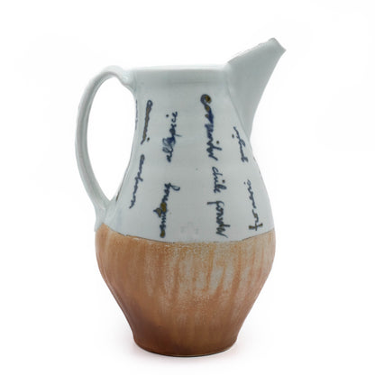 pitcher, soda-fired porcelain - 25-12-03