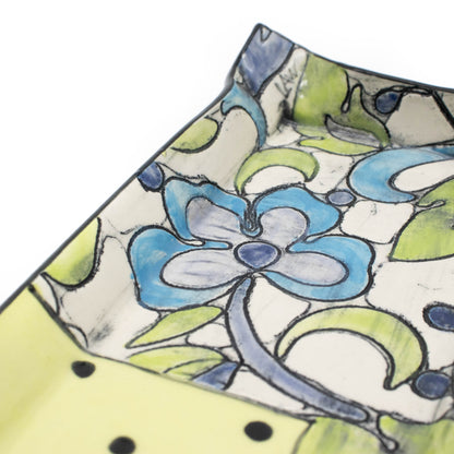 Long Yellow Rectangle Platter