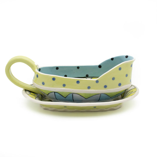 Sauce Boat and Saucer