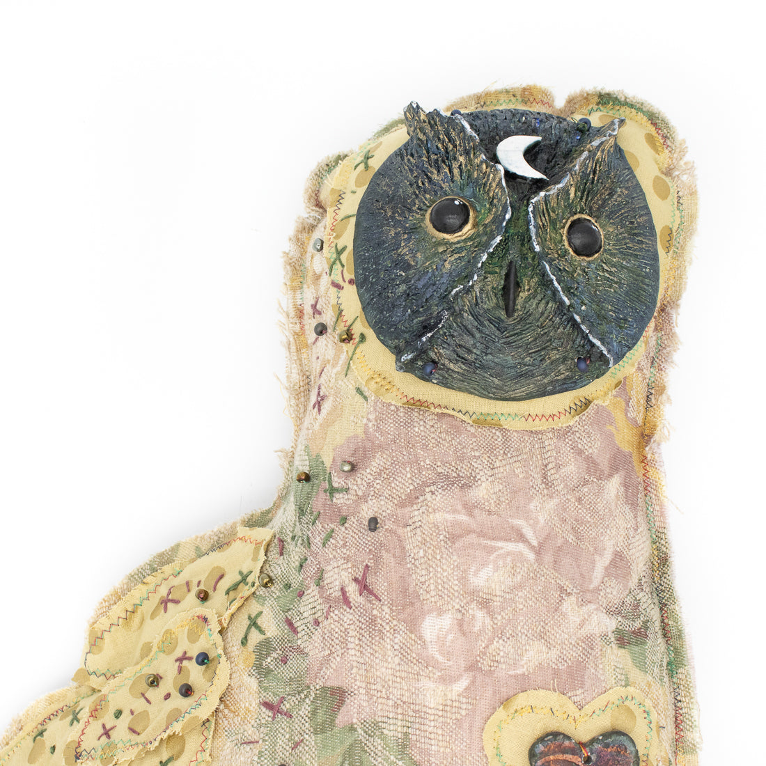 "Sasha" Rose Tapestry Owl
