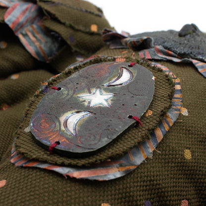"Yume" Textile Owl with Dots