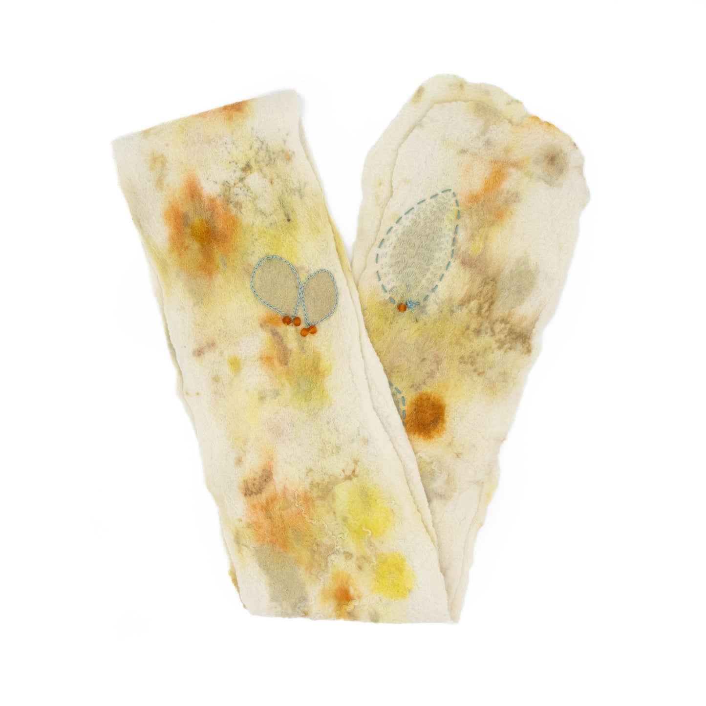 Eco Print Scarf #231