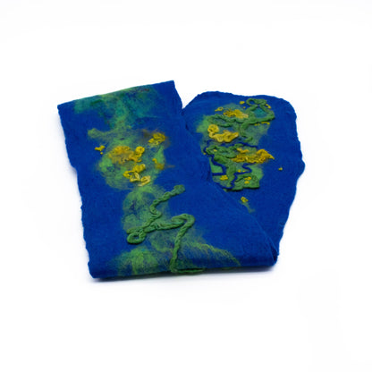 Ultramarine Blue Merino Wool Scarf