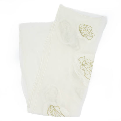 Merino Wool  Fibre Silk Chiffon scarf #251
