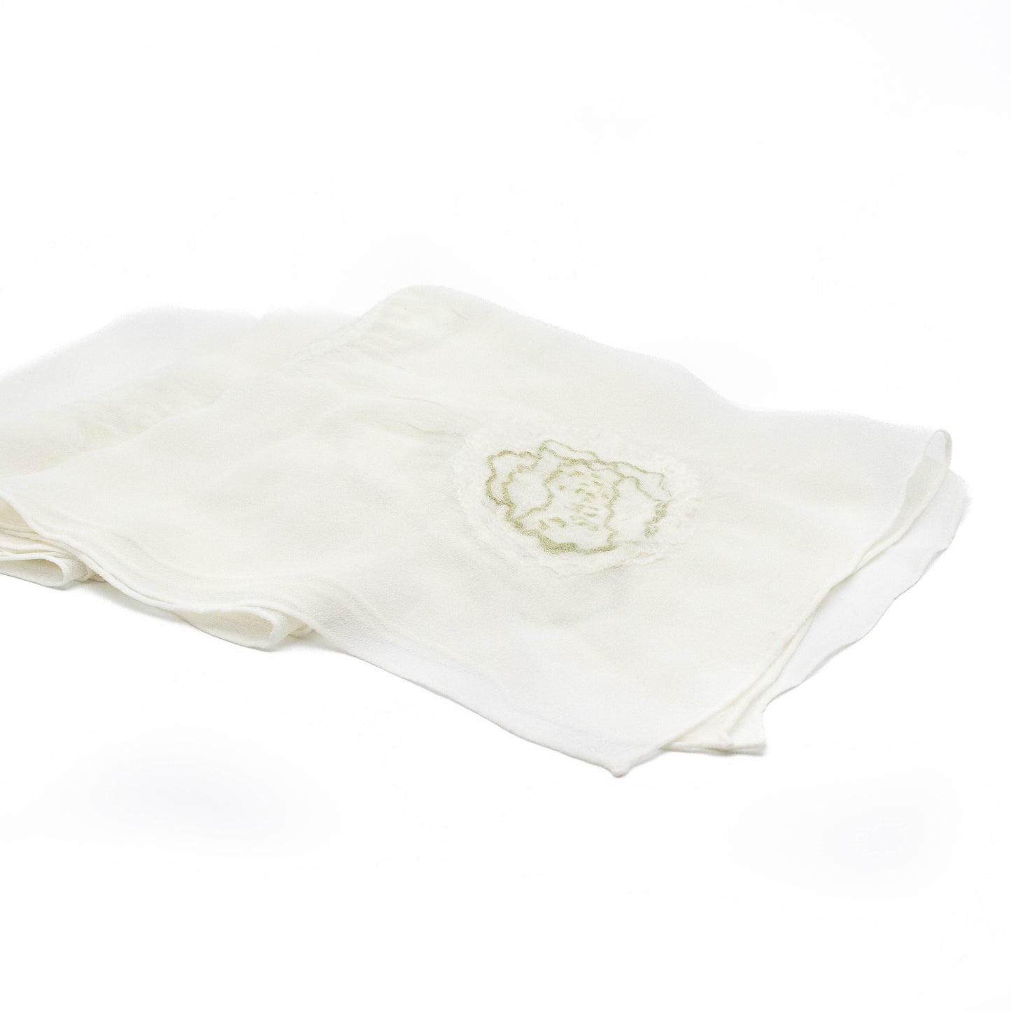 Merino Wool  Fibre Silk Chiffon scarf #251