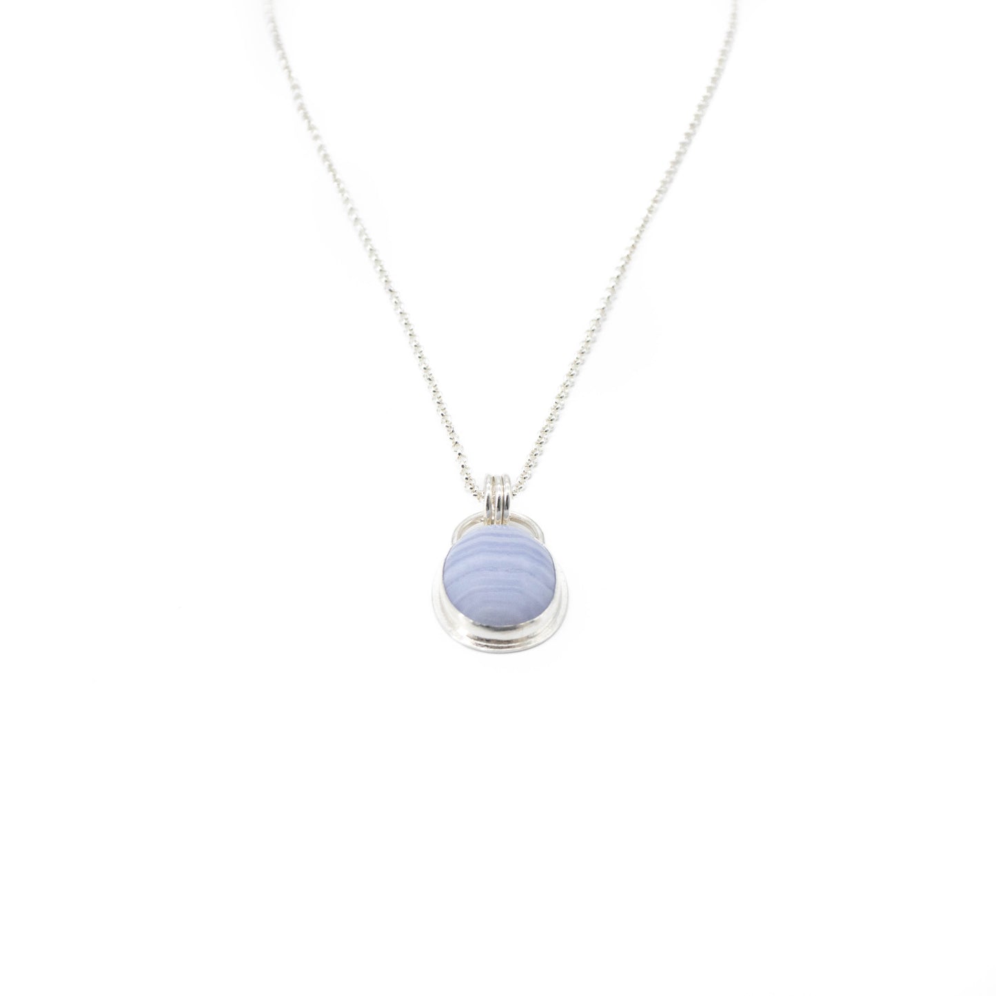 Blue Lace Agate Pendant