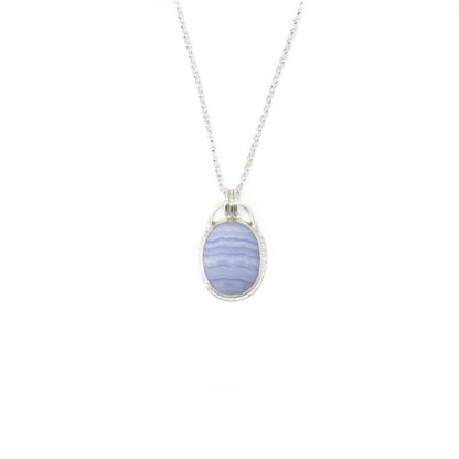 Blue Lace Agate Pendant