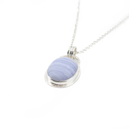 Blue Lace Agate Pendant