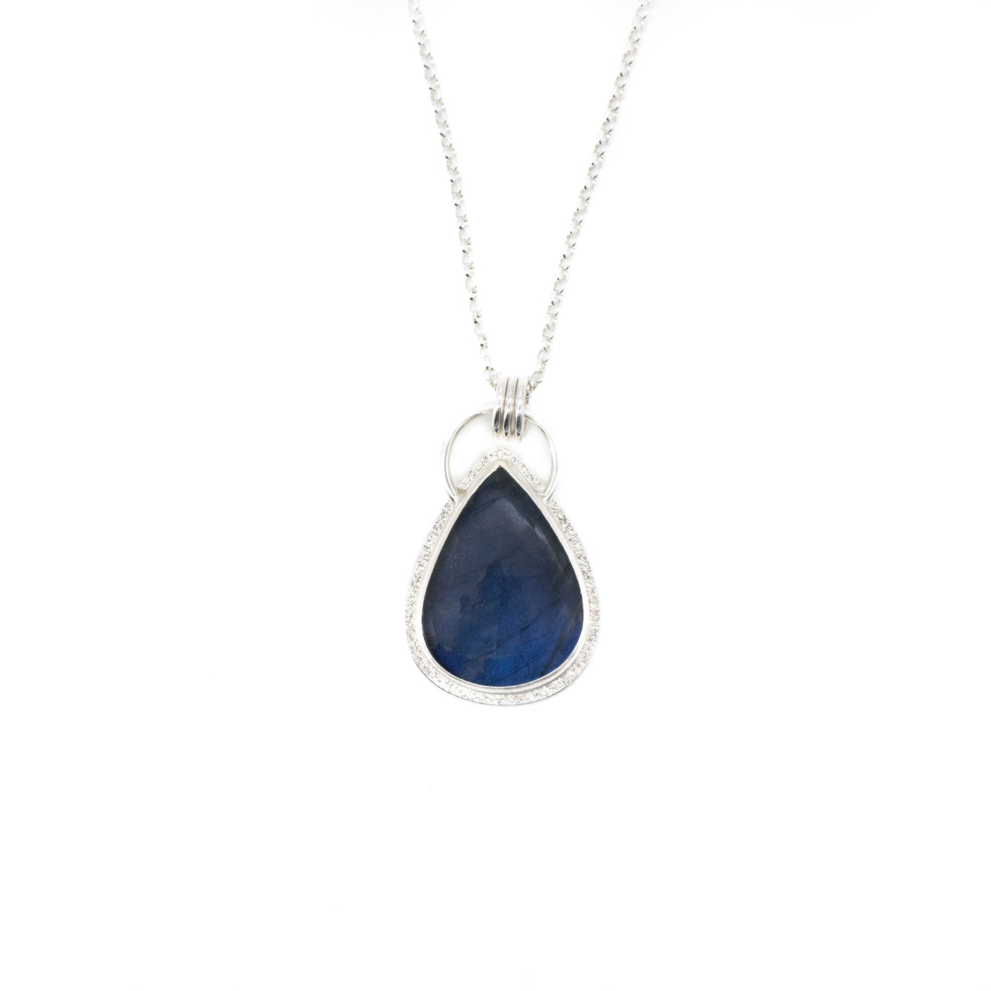 Labradorite Teardrop Pendant