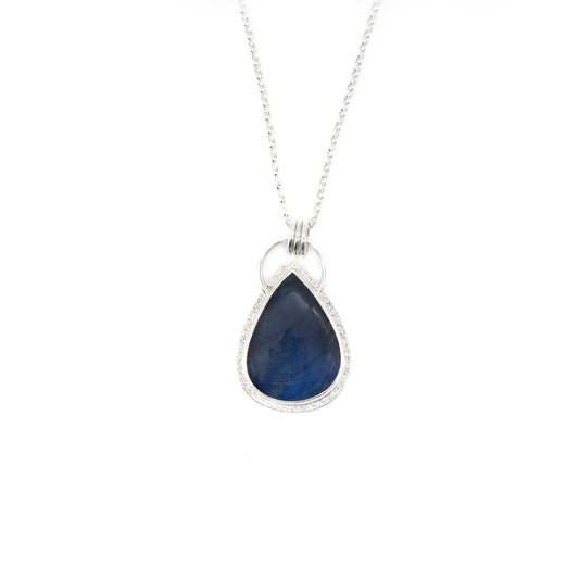 Labradorite Teardrop Pendant