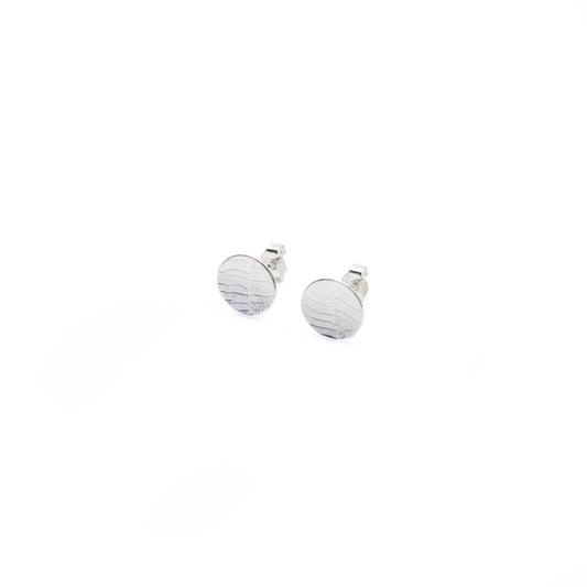 Leaf Print Studs