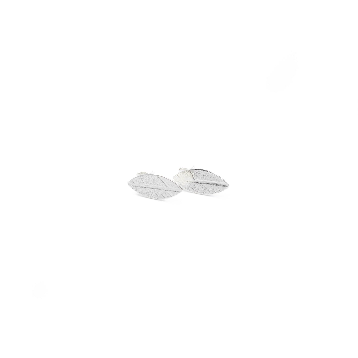 Leaf Print Studs