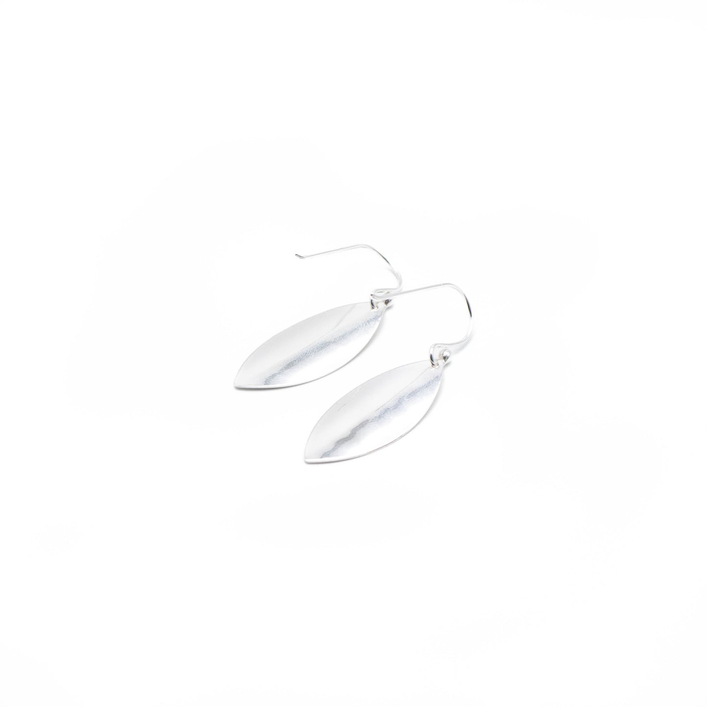 Leaf & Circle Earrings