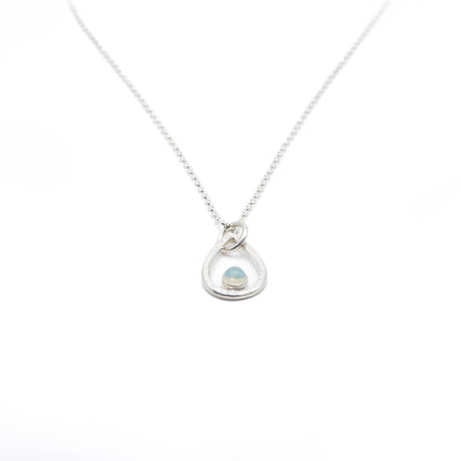 Welo Opal Raindrop Necklace