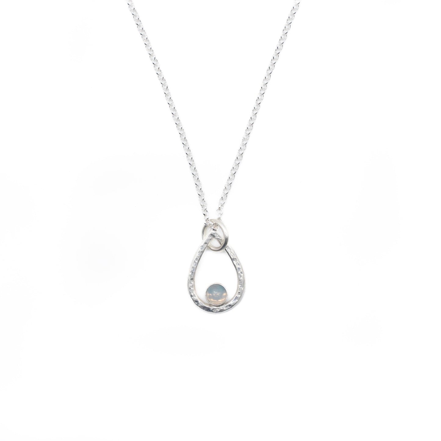 Welo Opal Raindrop Necklace