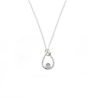 Welo Opal Raindrop Necklace