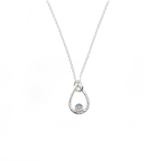 Welo Opal Raindrop Necklace